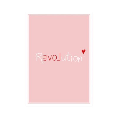 Postkarte Hoch "ReLOVEution"