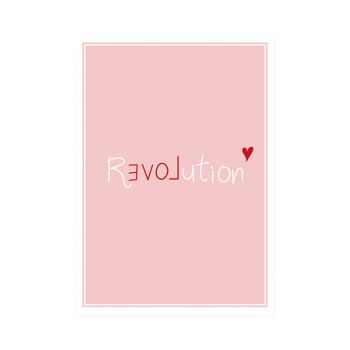 Carte postale haute "ReLOVEution"