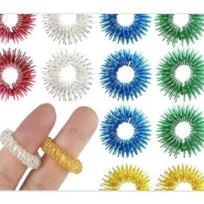 Spiky Sensory Ring Green