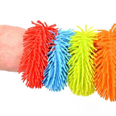 Stretchy Sensory Bangles – Set of 4 Colourful Hairy Bangles