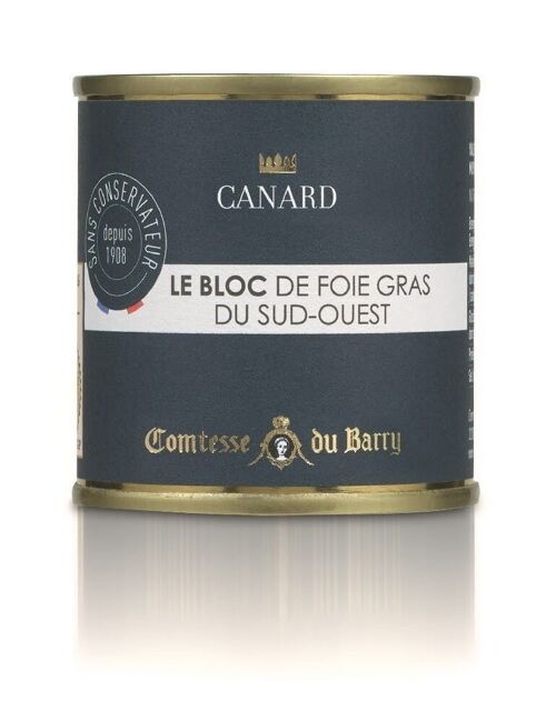Bloc de foie gras de canard  IGP Sud-Ouest 100g