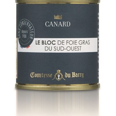 Bloc de foie gras de canard  IGP Sud-Ouest 100g