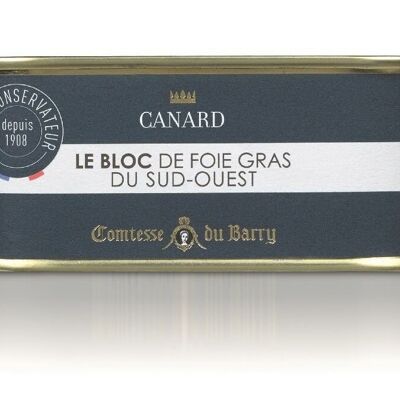 Block of duck foie gras PGI Sud-Ouest - 210g