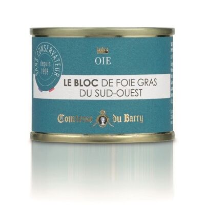 Block of goose foie gras from the South West 65g