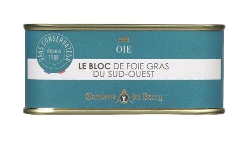 Bloc de foie gras d'oie du Sud-Ouest  210g