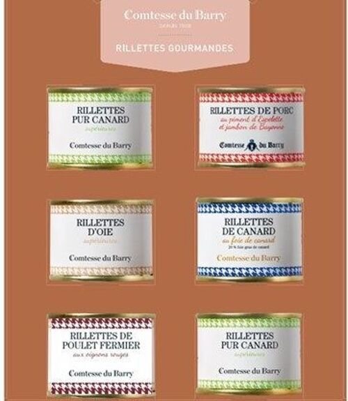 Rillettes gourmandes (6x70g)