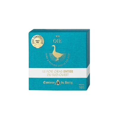 Foie gras entier d'oie du Sud-Ouest 140g