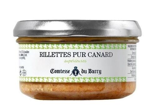 Rillettes pur canard Supérieures  - 140g