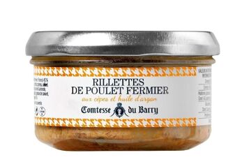 Rillettes de poulet aux cèpes  - 140g 4