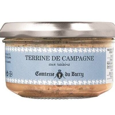 Country terrine with grapes - 140g