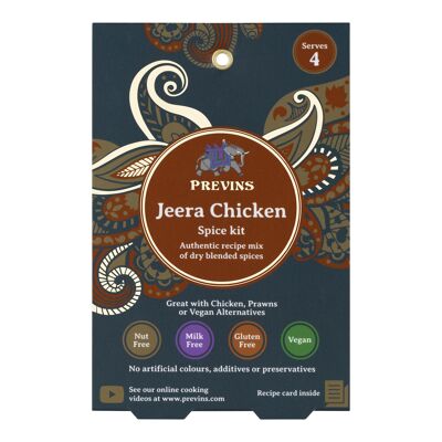 Kit d'épices pour poulet Jeera, 35 g