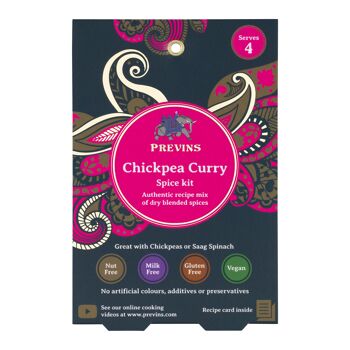Kit d'épices pour curry de pois chiches, 15g 1