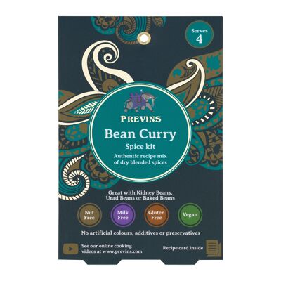 Kit d'épices pour curry de haricots, 9 g