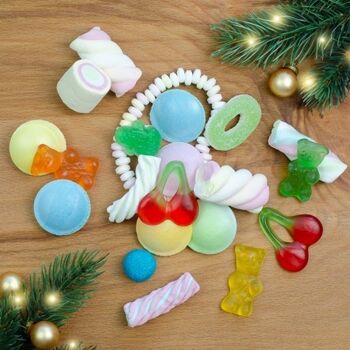 Candy Cone Merry Christmas Mélange de bonbons colorés 3