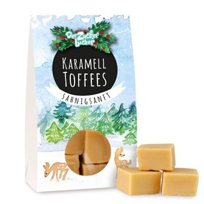 Snack portion caramel toffees cream vanilla