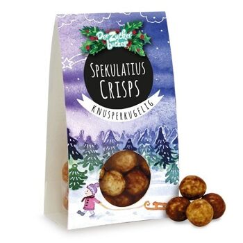 Portion snack Spekulatius Crisps boules de biscuits au chocolat 1