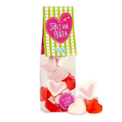 Candy bag sweets from the heart candy mix