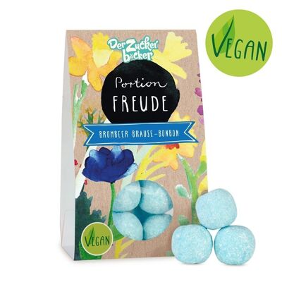 Portion of joy fizzy candy vegan gift