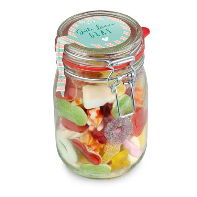 Midi Glass Good Mood Colorful Sweets Mixture Gift