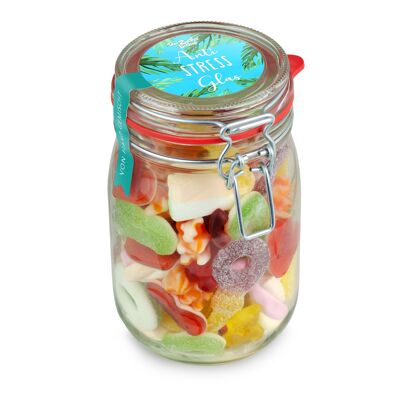 Midi Glas Anti Stress Bunte Süßigkeiten Mischung Geschenk