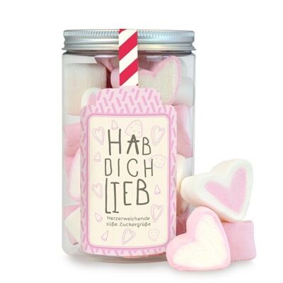 Latta regalo per caramelle Have You Love Marshmallow Hearts