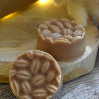 Fondant con sabor a café en grano