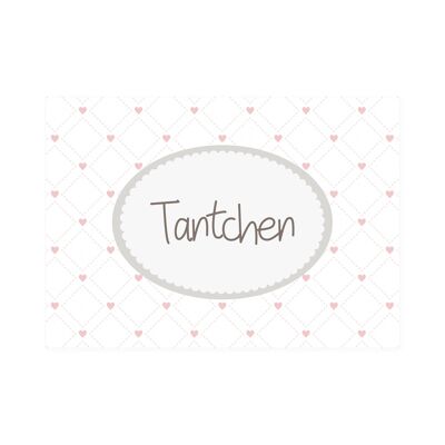 Postkarte Quer "Tantchen"