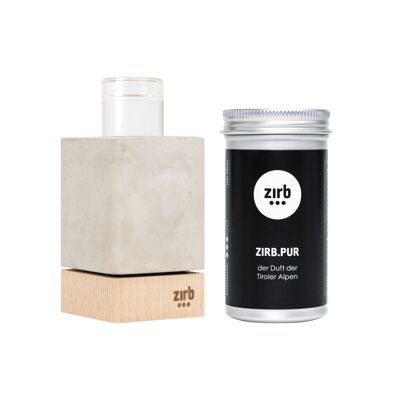 Zirb.Mini | Room fan + 1 essential oil (30 ml) | pine.classic