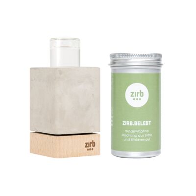 Zirb.Mini | Room fan + 1 essential oil (30 ml) | Swiss pine.Invigorated