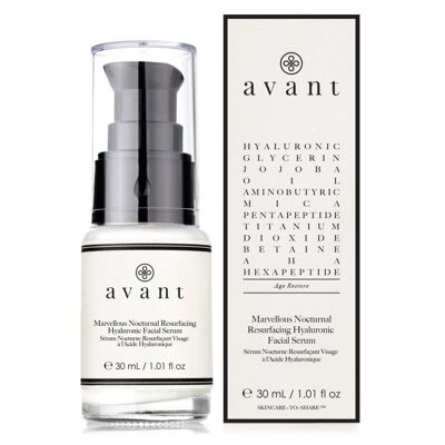 Marvelous Nocturnal Resurfacing Hyaluronic Facial Serum