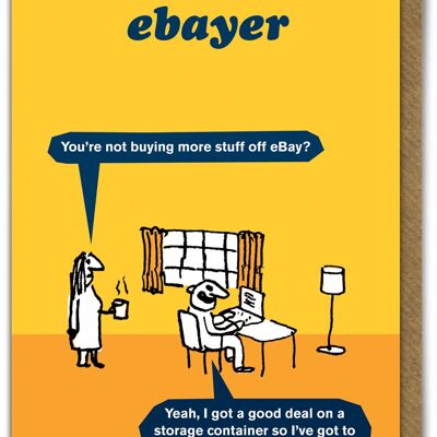 Funny Birthday Card - Ebayer