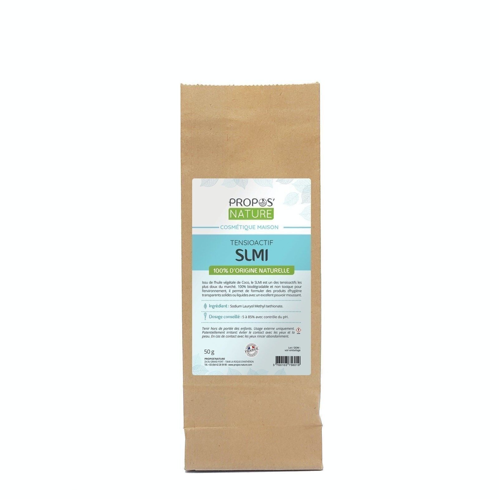 Achat TENSIOACTIF SLMI SODIUM LAUROYL METHYL ISETHIONATE COSMETIQUE MAISON DIY