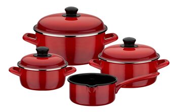 Set de casseroles Red Shadow 7 pcs. 1