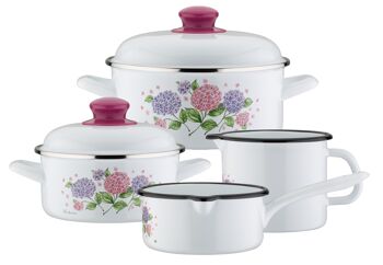 Set de casseroles hortensia 6 pcs. 1