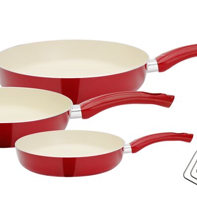 Set de casseroles Ceramica beige 4 pcs.