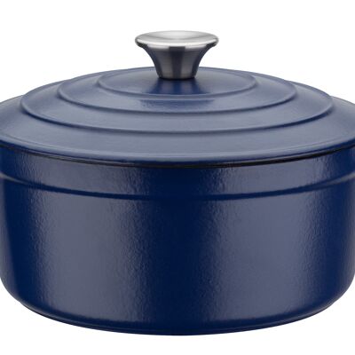 Saucepan with lid Blue Magic 24cm