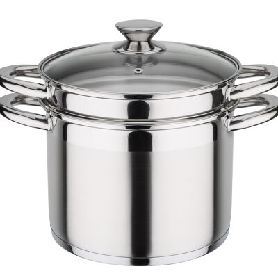 Pasta pot Treviso 22 cm with glass lid