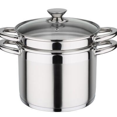 Pasta pot Treviso 22 cm with glass lid