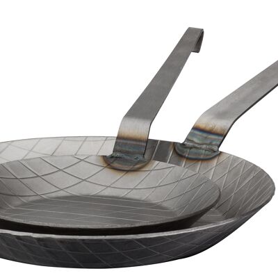 Pan set gastro traditional forged iron 2 pcs.