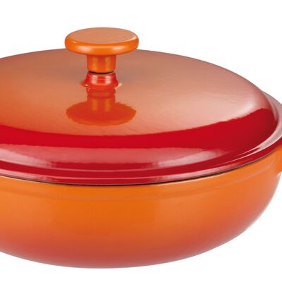 Cast iron casserole Orange Shadow 30cm / 4.5 ltr.