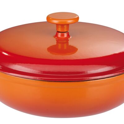 Cast iron casserole Orange Shadow 30cm / 4.5 ltr.