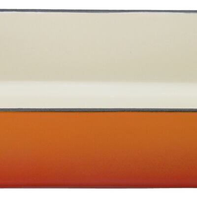 Gusseisen Auflaufform Orange Shadow 28,5x20cm / 2,8 Ltr.