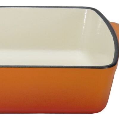 Cast iron casserole dish Orange Shadow 28.5x20cm / 2.8 ltr.
