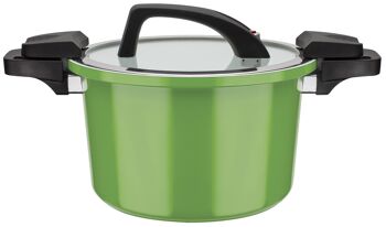Cocotte économe en énergie Ceramica Green 24cm, 6 litres. 1