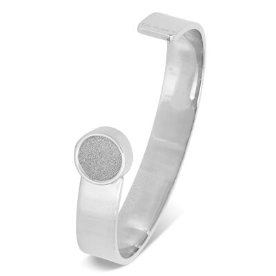 Astra - Polished bangle 4 - palladium