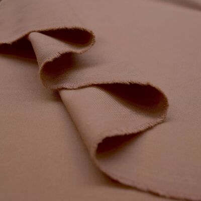 Gabardine fabric - Ice brown
