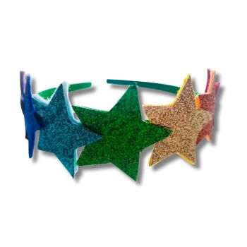 Bandeau étoile arc-en-ciel pour enfants 2
