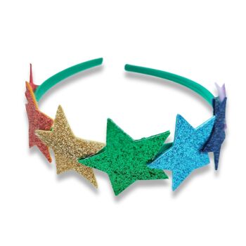Bandeau étoile arc-en-ciel pour enfants 3