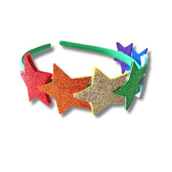 Bandeau étoile arc-en-ciel pour enfants 4