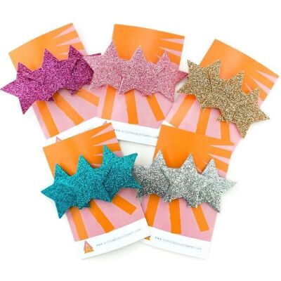 Glitter Star Hairclip